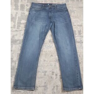 Nat Nast Luxury Original Men's Denim Straight Leg Stretch Waistband Jeans 36x30